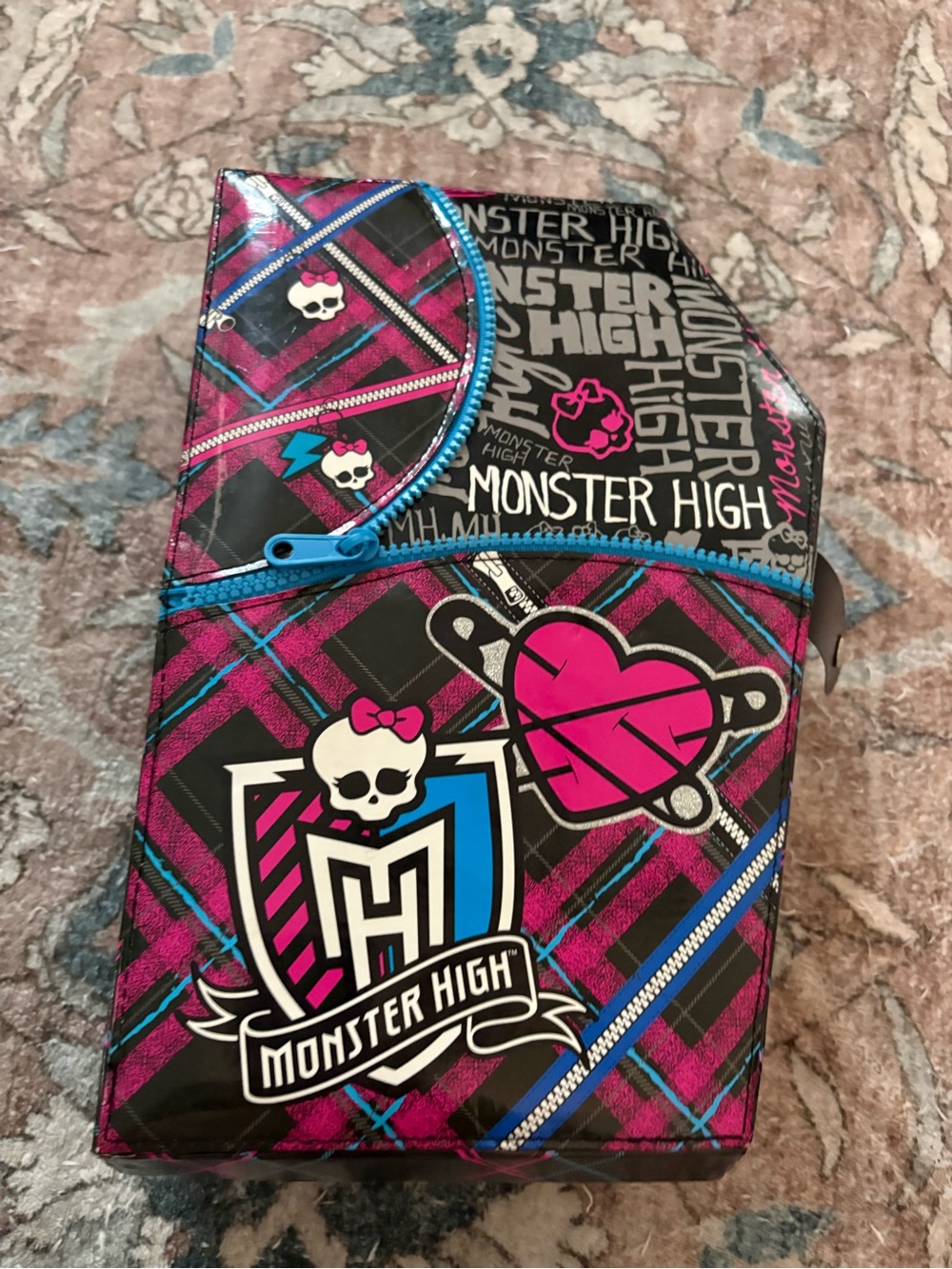 Monster High Coffin Casket Doll Storage Carrying Case